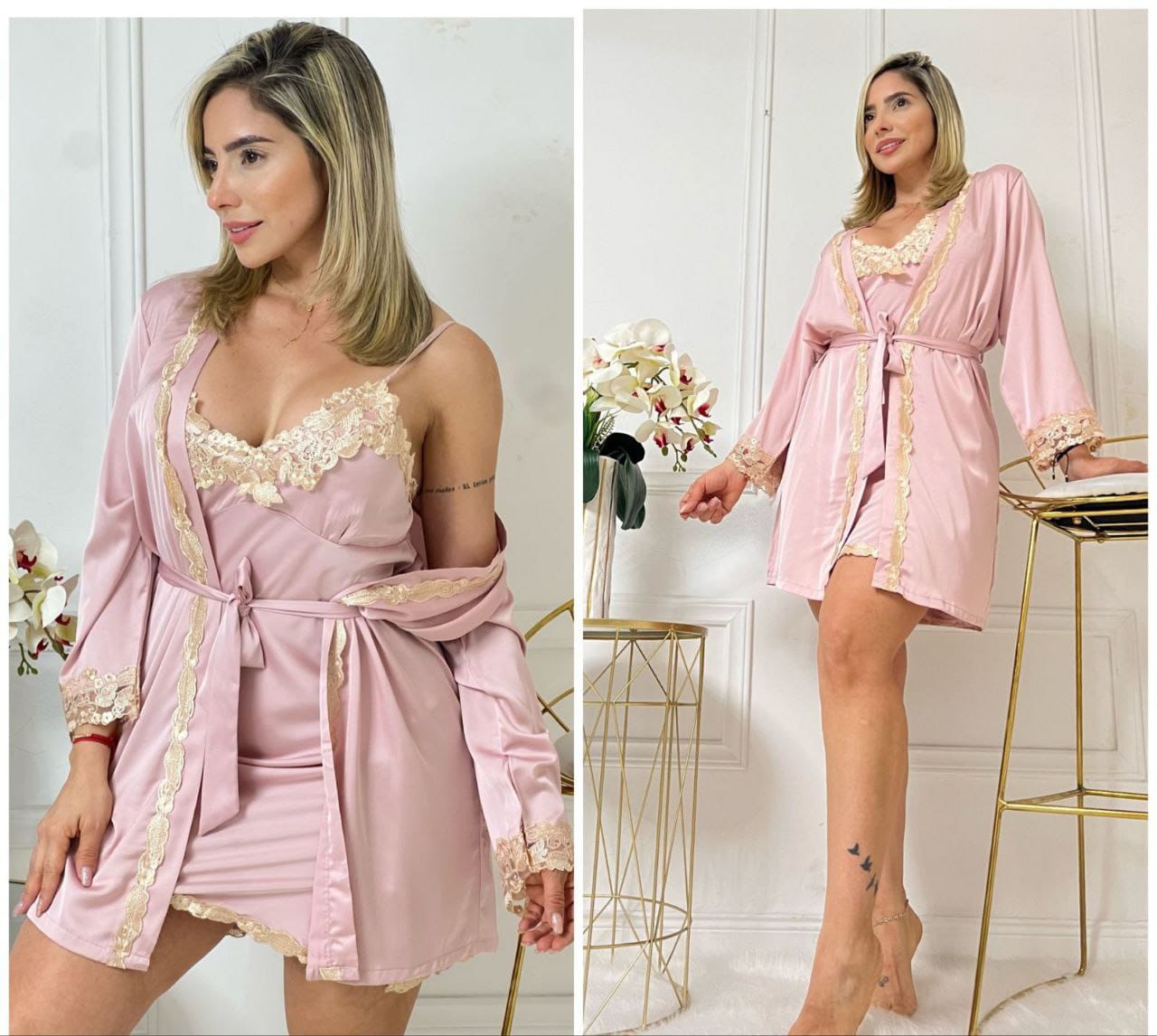 Pijama Mujer de Seda Lujo